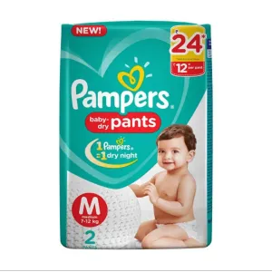 Pampers happy skin pants M 2 pants