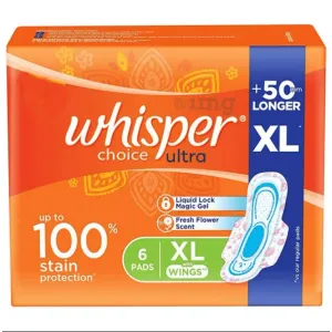 Whisper choice ultra XL 6 pads