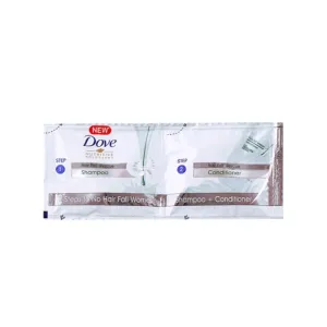 Dove nutritive solutions hairfall rescue shampoo + conditioner sachet
