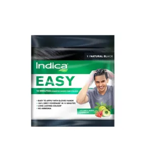 Indica easy hair colour black 18 g