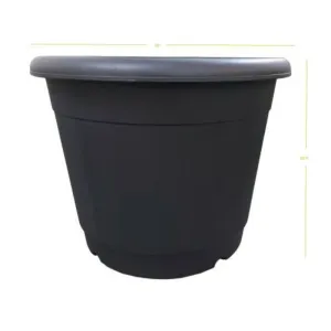 Flower Pot Black No.3(Extra Large)