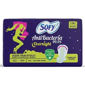 Sofy Anti-bacterial Overnight 3pads (XXL)