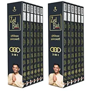 Zed Black 3-In-1 Premium incense sticks 110g(free 1 matchbox