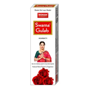 Swarna Gulab Agarbatti 100g(free 1 matchbox)