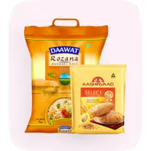 ATTA ,RICE & DAL