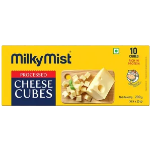 Milky Mist Processed Cheese - Cubes, 200 g Carton