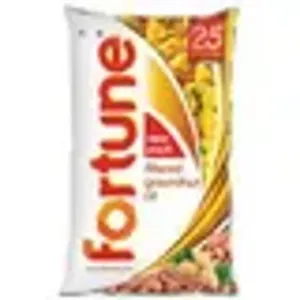 Fortune Filtered Groundnut Oil, 870 g Pouch