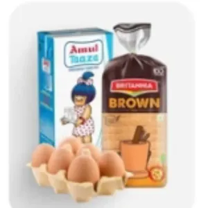 Dairy, bread & Eggs