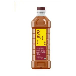 Jivo cold press khachi ghani mustard oil-1ltr