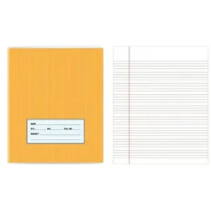 Vision Notebook (Four Line, 172 Pages, Brown) - 160 x 190 mm : NA172C00BR