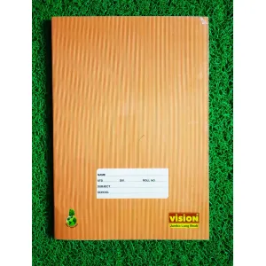 Vision Jumbo (Brown) LongBook - 210 x 297 mm (140 Pages) - JA140S1BR