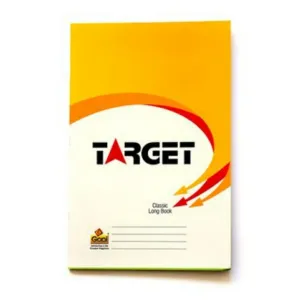 TARGET - Long Book Single Ruled (27.5 x 17 cm / 104 Pages) 