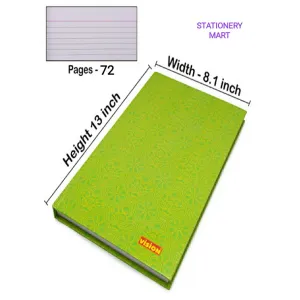 Vison Full Scape Register - 72 Pages 