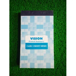 Vision Cash / Credit Memo (110 x 180 mm / 100 Pages) 