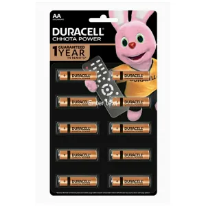 DURACELL AA Batteries - WALL CLOCKS & TORCH ( Pack of 12 ) 