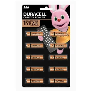 DURACELL AAA Batteries - TV & AC Remotes (Pack of 12 ) 