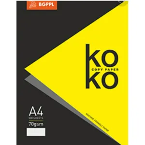 BILT - KOKO Printer Paper A4 Size - 70 GSM ( 1 Ream, 500 Sheets ) 