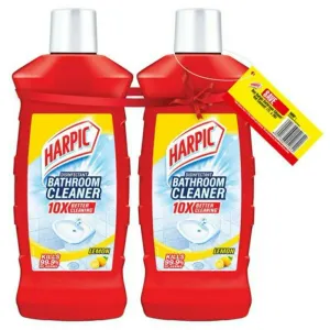 Harpic Lemon Disinfectant Bathroom Cleaner 1 L (Pack of 2) 