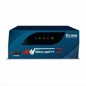 Genus Maxiwatt 1200 12V Pure Sine Wave Home Inverter UPS