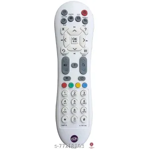  DTH Remote No. 125 (White) - Not RF, Compatible with Videocon D2H Set Top Box Remote 
Bra