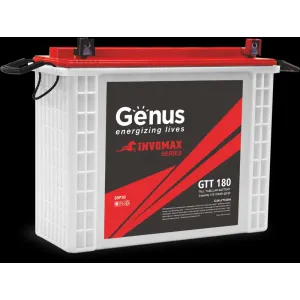 Genus Invomax GTT180 150 AH Tall Tubular Battery