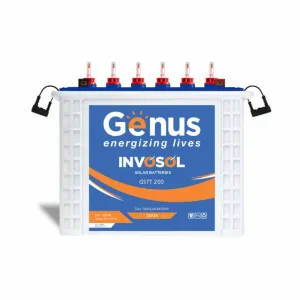 Genus Invosol GSTT200 180 Ah Solar Tall Tubular Battery