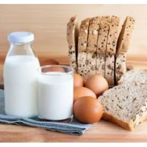 Breads milk and eggs