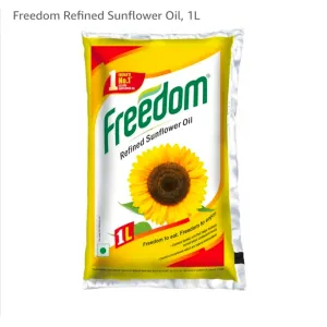 Freedom refined sunflower oil 1ltr