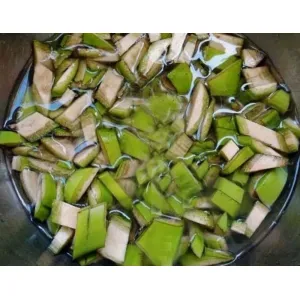 Raw Banana - Peeled & Cut