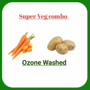 Carrot 250g + Potato 250g - Ozone Washed