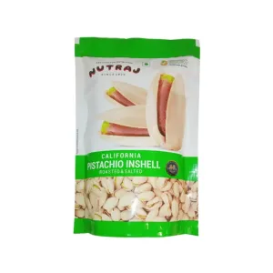 Nutraj Premium California Pistachios (Pista): 200 gms