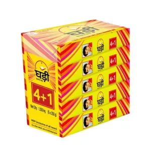 Ghadi Detergent Cake 250gm x5 (1250Gm)