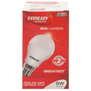 Eveready B22D Cool Day Light LED Bulb 9 W