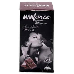 Manforce Chocolate Flavoured Condoms 20 pcs