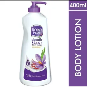 Boro Plus Doodh Kesar Ayurvedic Body Lotion 400 ml