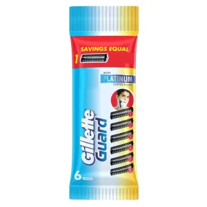 Gillette Guard Cartridge with flexible head (Pack 6 )