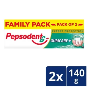 Pepsodent Expert Protection Gumcare+ Toothpaste 140 g (Pack of 2)