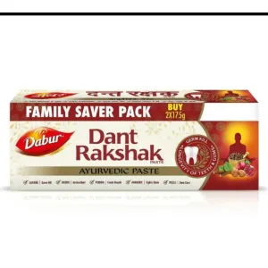 Dabur Dant Rakshak Ayurvedic Paste 175 g (Pack of 2)