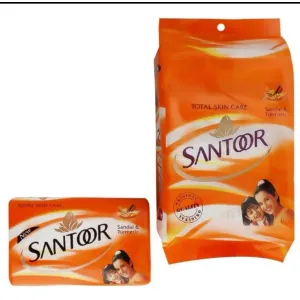 Santoor Sandal & Turmeric Soap 100 g (Pack of 4)