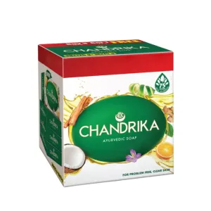 Chandrika Ayurvedic Soap: 3x125 gms