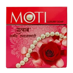 Moti Luxury Bath Soap - Gulab: 150 gms