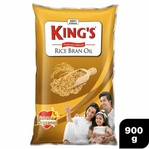 King's Physically Refined Rice Bran Oil 900 g