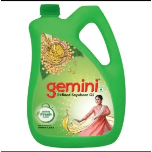 Gemini Refined Soyabean Oil 5 L
