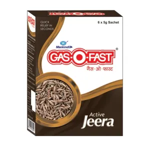Mankind Gas-O-Fast Active Jeera 5 g (Pack of 6)