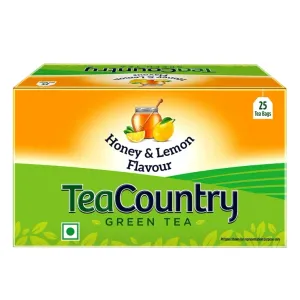 Tea Country Honey & Lemon Green Tea: 25 Tea-Bags