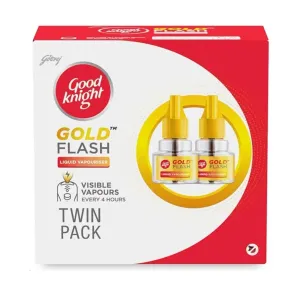Good Knight Gold Flash Mosquito Repellent Refill 45 ml (Pack of 2)
