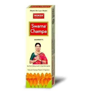 MOKSH Swarna Agarbatti Champa Flower's (81, Set of 1)