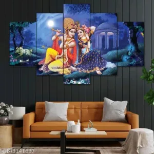 TheAartisArt Wall Painting For Bedroom - Set Of 5, 3d Scenery Wall Painting for Living Roo