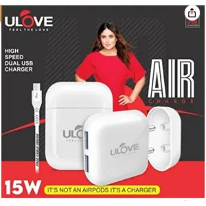 E True ULOVE Charger| Adapter PD Technology Fast Charging (White)