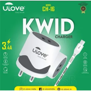 ULOVE KWID MOBILE CHARGER 3.4A